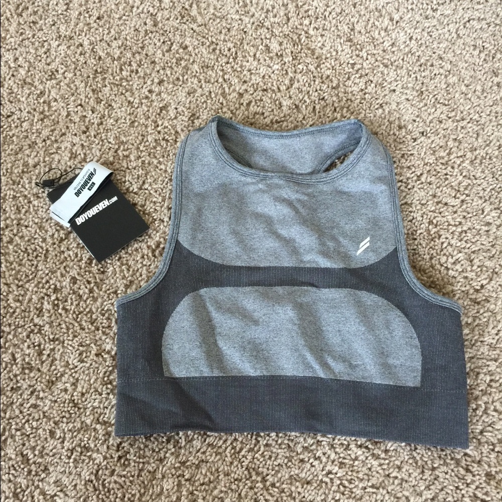 DoYouEven Grey Seamless Bra